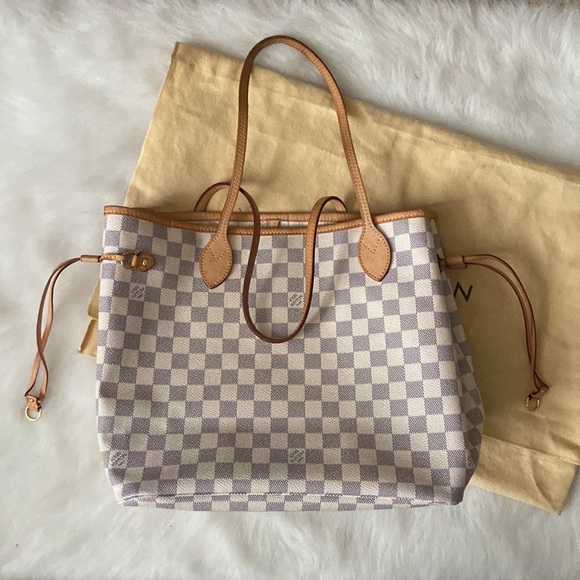 Louis Vuitton Damier Azur Neverfull MM - Picture 3 of 16